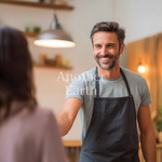 接客中の男性スタッフ
