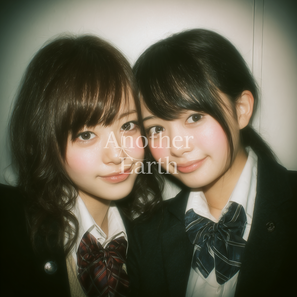 女子高生の２ショット