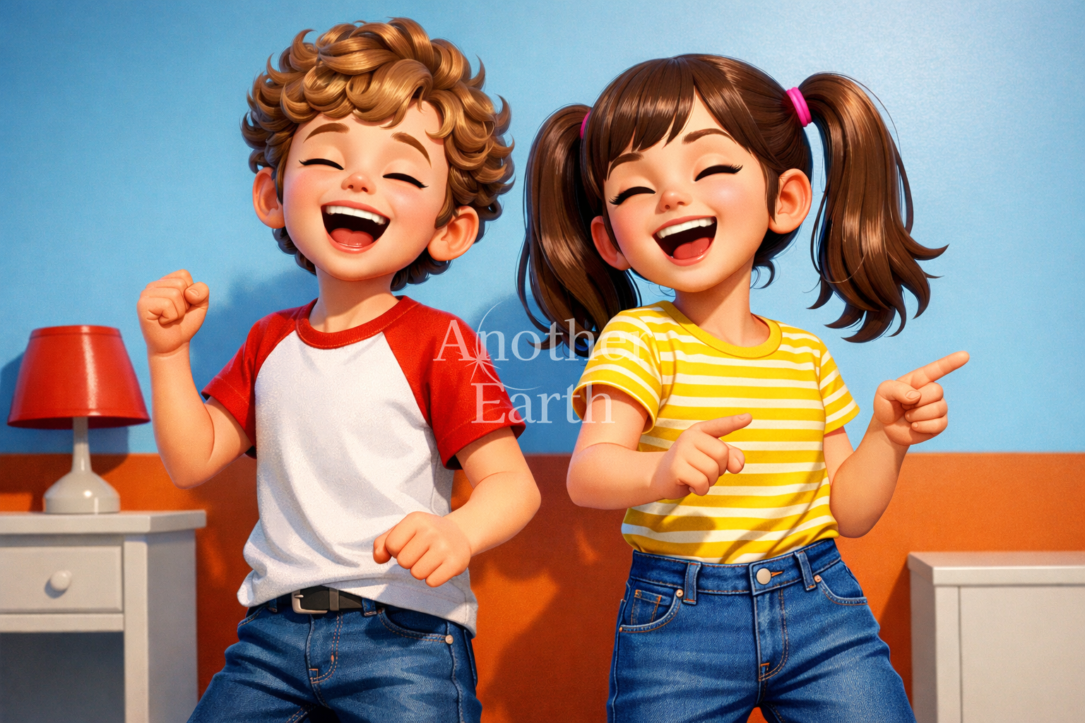 ダンスをする小学生