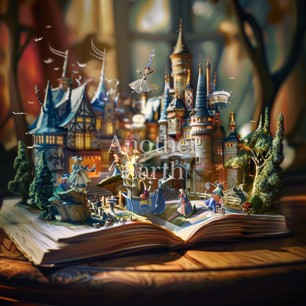 本から飛び出す魔法の城