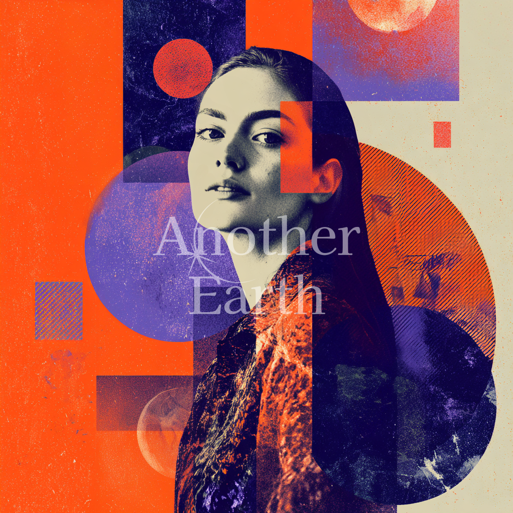 ポスター風のグラフィック